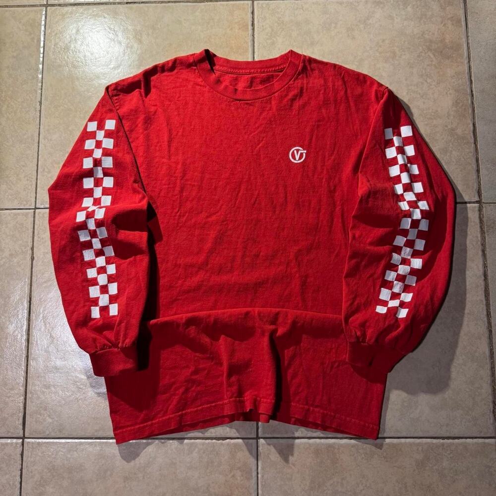 Vintage y2k vans red long sleeve size XL in Mens